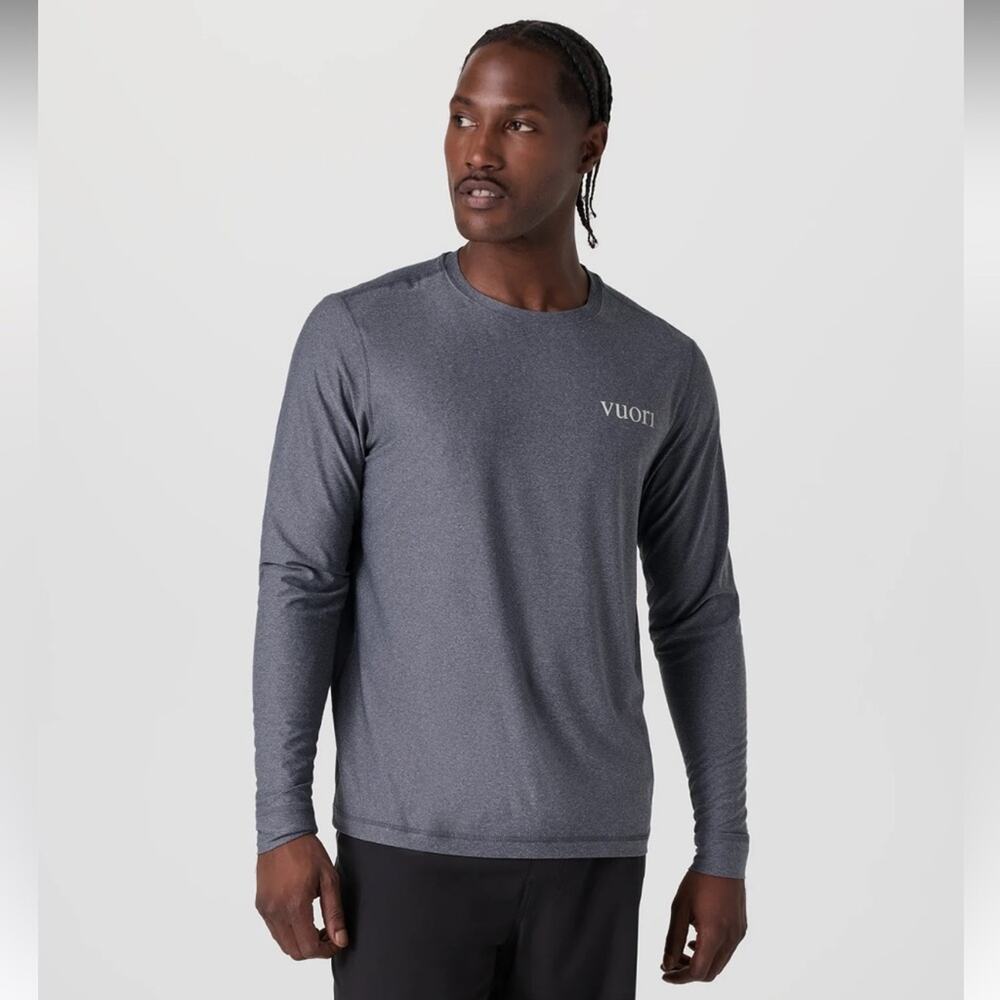 Vuori Men's Uluwatu 2.0 Water Tee Dark Gray Sz S
